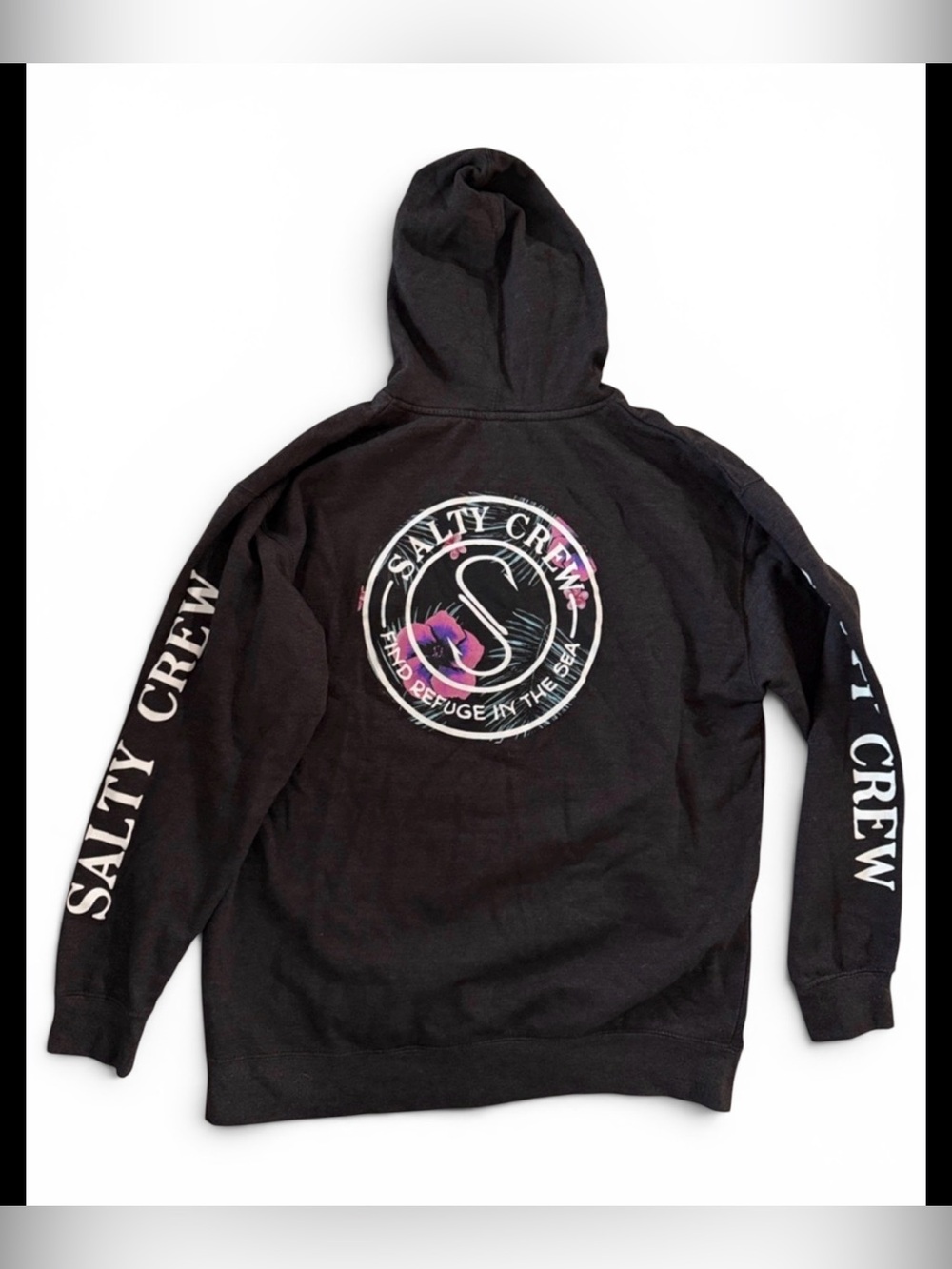Salty Crew find refuge in the sea Hooded Pullover sweatshirt XL